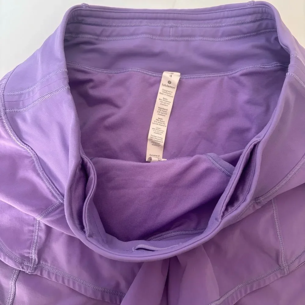 Lululemon Attack The Track Short 4" in 
Enchanted Iris Size 4 - Picture 8 of 11